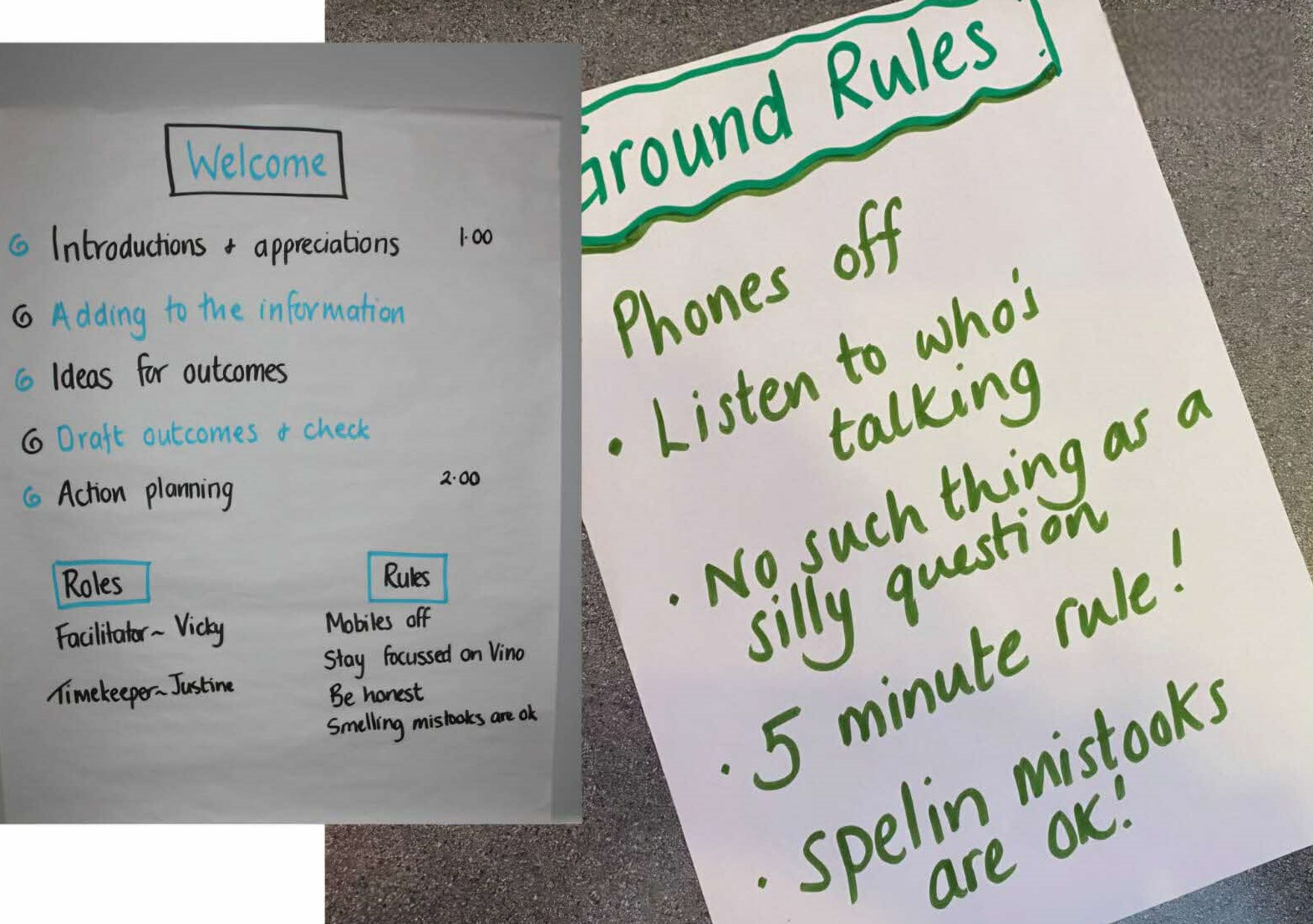 Photos of Ground Rules Butcher Sheets